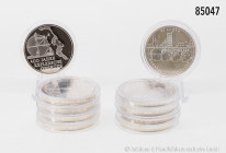 Aus Sammler-Nachlass: Konv. 10 x 10-Euro-Gedenkmünzen aus 2006/2010, in Kapseln, St/PP, bitte besichtigen