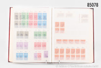 Konv. 3 Briefmarkenalben, Bund postfrisch ab den 1960er Jahren und postfrisch und gestempelt, Viererblöcke, Oberrand, Eckrand, ab 1966, dazu Automaten...