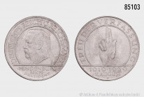 Weimarer Republik, 3 RM 1929 J, anlässlich des 10. Jahrestages der Reichsverfassung, 30 mm, Jaeger 340, kleine Randfehler und Kratzer, fast vorzüglich...