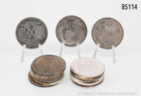 Aus Sammler-Nachlass: BRD, Konv. 15 x 10-DM-Silber-Gedenkmünzen aus 1987/2000, gemischter Zustand, teilweise angelaufen und mit kleinen Fehlern, vz-St...