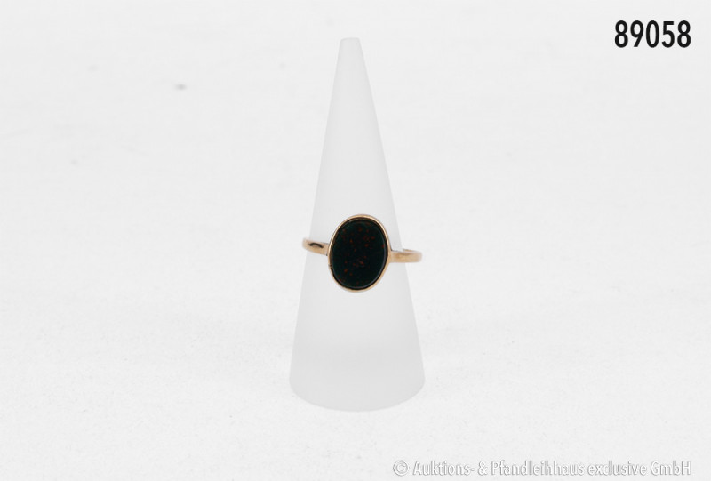 Damen-Goldring, 333er Gelbgold, mit Opal, 19 mm, 2,2 g, guter Zustand mit Alters...