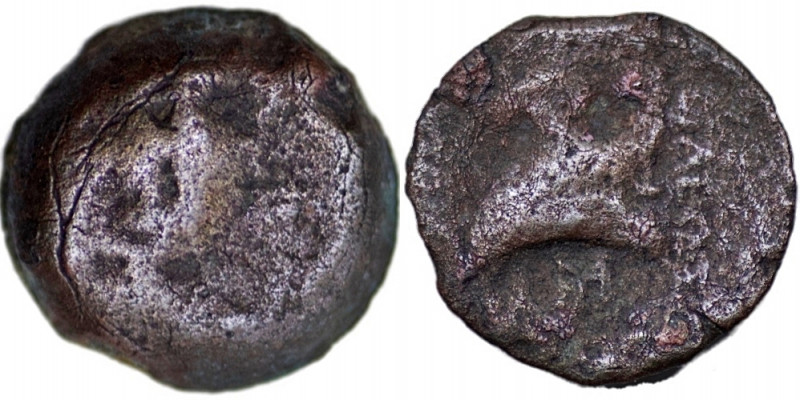 SELEUKID KINGS, Antiochos III. 222-187 BC. Æ (2.47 g/ 13 mm). Ekbatana mint. Dia...