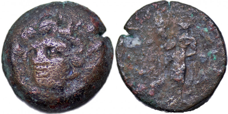 SELEUKID KINGS, Seleukos IV Philopator. 187-175 BC. Æ (3.68 g/ 16 mm). Seleukeia...