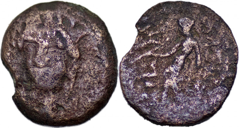 SELEUKID KINGS, Antiochus II. 261-246 BC. AE (.1.63g/ 13mm). Seleukeia on the Ti...