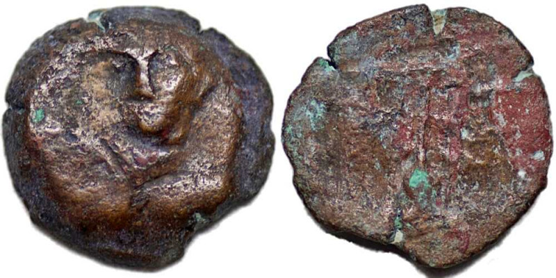 SELEUKID KINGS, Antiochos III. 222-187 BC. Æ (2.14g).Seleucia on the Tigris . Di...