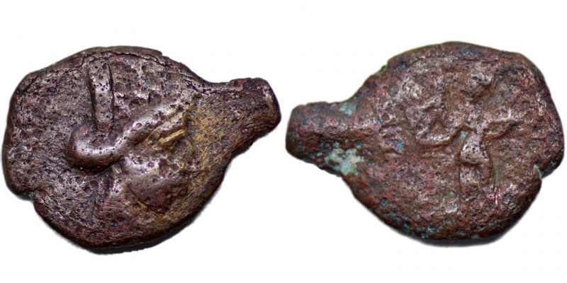 PARTHIAN KINGS, Mithradates I (164-132 BC), Æ chalkous (1.98g/ 14mm). S12.26, mi...