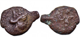 PARTHIAN KINGS, Mithradates I (164-132 BC), Æ chalkous. Very Rare