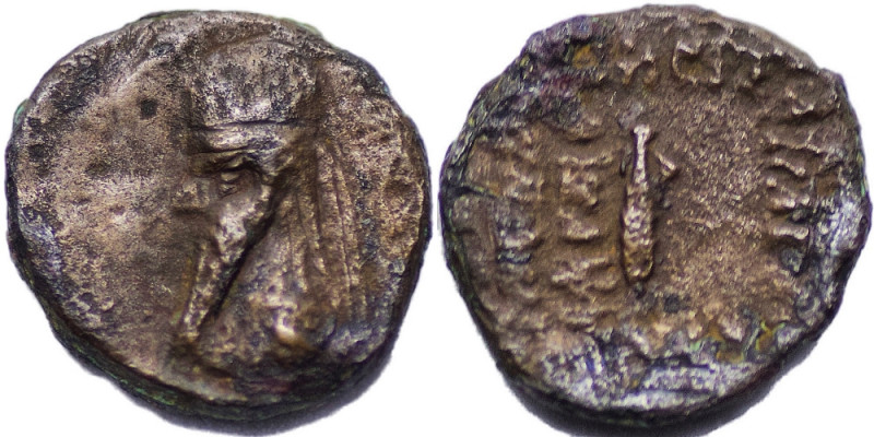 KINGS of PARTHIA. Mithradates II (121-91 BC). Æ Chalkon (1.15 gm; 12 mm). Rhagae...