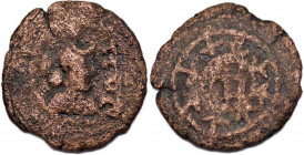 SASANIAN KINGS, Yazdgard I, AD 399-420. AE Pashiz, ShPWR (Eranshahr Shapur) mint