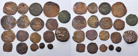 Group lot of 19 AE Islamic Coins