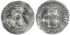 China
Qing-Dynastie. Xuan Zong, 1821-1850
Sho Silber, Jahr 2 = 1822 Tao Kuang tong bao, für Tibet. sehr schön
