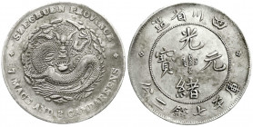 China
Qing-Dynastie. De Zong, 1875-1908
Dollar (Yuan) o.J. (1898). Provinz Szechuan (7 Mace and 2 Candareens). gutes sehr schön. Lin Gwo Ming 345. K...