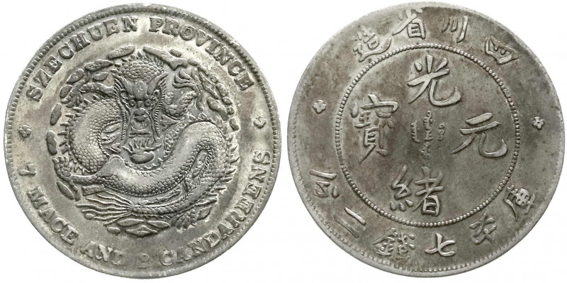 China
Qing-Dynastie. De Zong, 1875-1908
Dollar (Yuan) o.J. (1901). Provinz Sze...