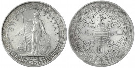 Grossbritannien
Tradedollars
Tradedollar 1902 B. sehr schön/vorzüglich, gereinigt. Krause/Mishler T5.