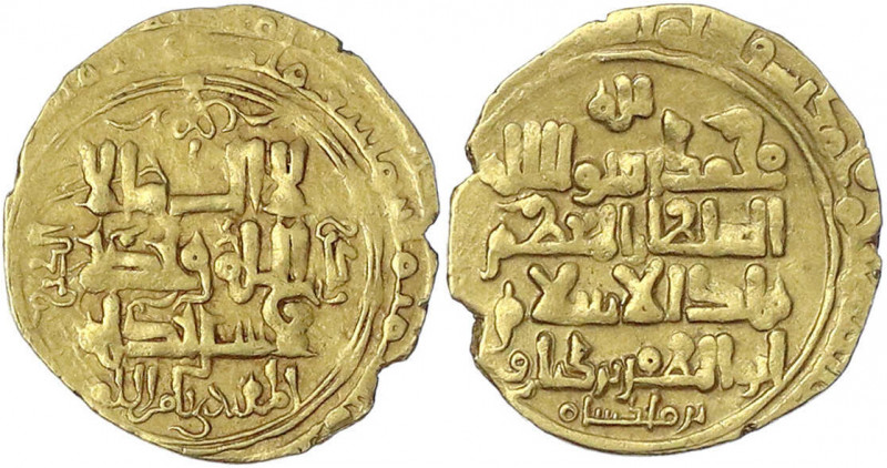 Gross-Seldschuken Barkiyaruq, 1093-1105 (AH 486-498) Dinar AH 486 (1093). 4,03 g...