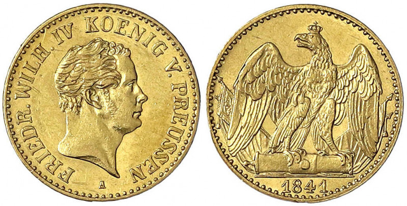 Brandenburg-Preußen
Friedrich Wilhelm IV., 1840-1861
1/2 Friedrich d'or 1841 A...