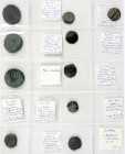 Griechen
12 Bronzemünzen der röm. Prokuratoren, sowie des 1. und des 2. Aufstandes (Bar Kochba). Meist bestimmt. schön bis sehr schön
