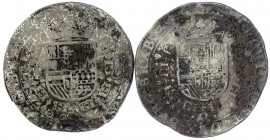 Belgien-Brabant
Philipp IV. von Spanien, 1621-1665
2 Stück: Patagon 1629 und 1636, Brüssel. beide schön/sehr schön, korrodiert. Delmonte 295.