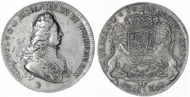 Belgien-Brabant
Philipp V. von Spanien, 1700-1712
Dukaton 1703, Antwerpen. Vs. geprägt mit korrod. Stempeln. sehr schön/vorzüglich, leicht justiert....