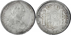 Bolivien
Carlos IV., 1788-1808
8 Reales 1796 Potosi PP. sehr schön. Krause/Mishler 73.