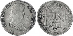 Bolivien
Ferdinand VII., 1808-1825
8 Reales 1825, Potosi JL. sehr schön. Krause/Mishler 84.