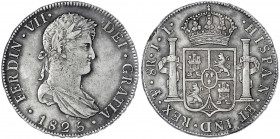 Bolivien
Ferdinand VII., 1808-1825
8 Reales 1825, Potosi JL. sehr schön/vorzüglich, Randfehler. Krause/Mishler 84.