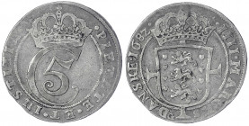 Dänemark
Christian V., 1670-1699
4 Mark 1682. sehr schön, schöne Patina. Hede 121. Davenport. 6337.