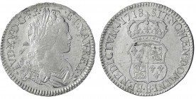 Frankreich
Ludwig XV., 1715-1774
Ecu de France-Navarre 1718 B. Rouen. vorzüglich, leichte Prägeschwäche. Gadoury 318. Duplessy 1657.