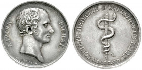 Frankreich
Napoleon I., 1804-1814, 1815
Silbermedaille 1807 von Galle. Auf den Physiologen und Anatomen Xavier Bichat (1771-1802). Prämie der Medinz...