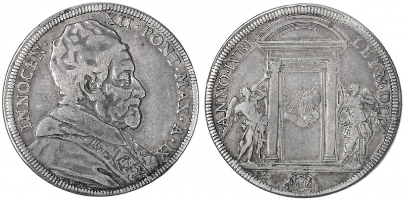 Italien-Kirchenstaat
Innocenzo XII., 1691-1700
Piastra Anno IX 1700. Heiliges ...