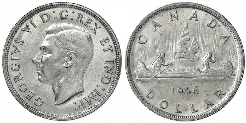 Kanada
Georg VI., 1936-1952
Dollar 1946 Kanu. gutes vorzüglich. Krause/Mishler...