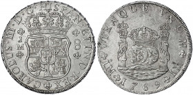 Peru
Karl III., 1759-1788
8 Reales 1769 LM-JM, Lima. gutes vorzüglich. Krause/Mishler A64.2.