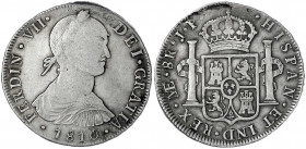 Peru
Ferdinand VII., 1808-1833
8 Reales 1810 JP, Lima. Limabüste. fast sehr schön. Krause/Mishler 106.2.