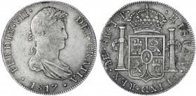 Peru
Ferdinand VII., 1808-1833
8 Reales 1817, Lima JP. sehr schön. Krause/Mishler 117.1.