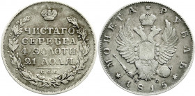 Russland
Alexander I., 1801-1825
Rubel 1815, St. Petersburg MΦ. schön/sehr schön. Bitkin 111.