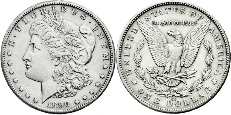 Vereinigte Staaten von Amerika
Unabhängigkeit, seit 1776
Dollar Morgan 1890 CC...