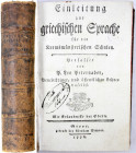 Haus Habsburg
Maria Theresia, 1740-1780
Buch: PETERNADER, LEO. Einleitung zur griechischen Sprache. Steyr 1776. Mit eingebunden: ders. Wörterbuch zu...