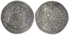 Augsburg-Stadt
Reichstaler 1641, mit Titel Ferdinands III./Stadtansicht. vorzüglich, schöne Patina. Forster 286. Davenport. 5039.