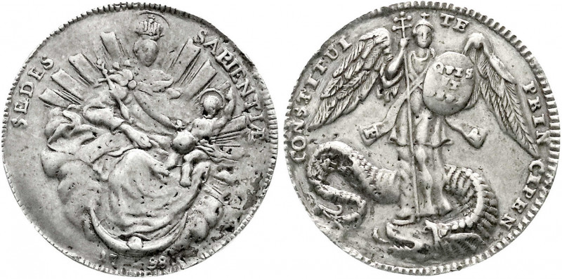 Bayern
Karl Theodor, 1777-1799
Silbernermedaille der St. Michaelsbruderschaft ...