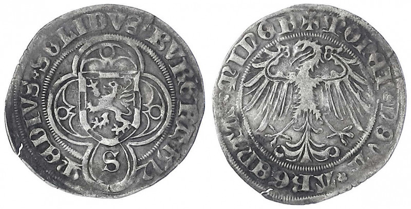 Brandenburg-Franken
Friedrich IV., der Ältere, 1495-1515
1/2 Schilling 1512, S...