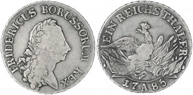 Brandenburg-Preußen
Friedrich II., 1740-1786
Reichstaler 1785 A, Berlin. schön. Olding 70. v. Schrötter 471. Davenport. 2590.