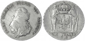 Brandenburg-Preußen
Friedrich Wilhelm II., 1786-1797
Reichstaler 1797 A, Berlin. sehr schön. Jaeger 25. v. Schrötter 41. Davenport. 2599. Olding 3....