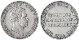 Brandenburg-Preußen
Friedrich Wilhelm III., 1797-1840
Ausbeutetaler 1834 A. sehr schön. Jaeger 63. Thun 251. AKS 18.