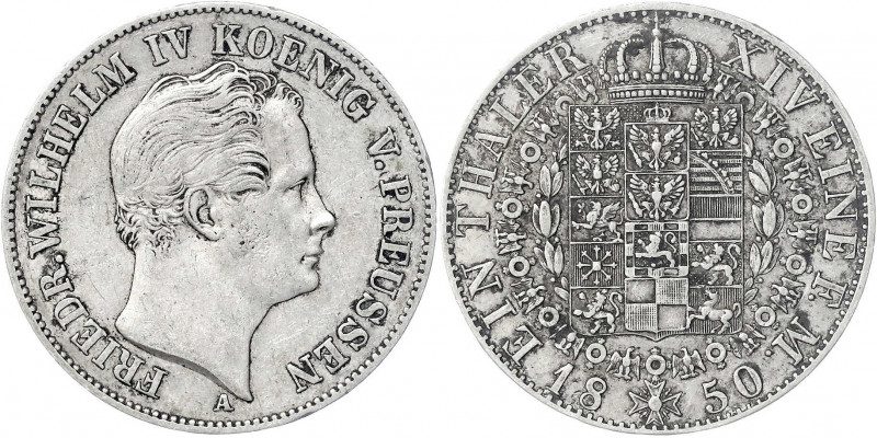 Brandenburg-Preußen
Friedrich Wilhelm IV., 1840-1861
Taler 1850 A. Besseres Ja...