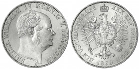 Brandenburg-Preußen
Friedrich Wilhelm IV., 1840-1861
Vereinstaler 1860 A, Berlin. fast Stempelglanz. Jaeger 84. AKS 78. Olding 316.