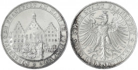 Frankfurt-Stadt
Vereinstaler 1863, Fürstentag. vorzüglich. Thun 147. AKS 45. Jaeger 52.