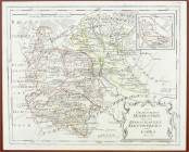 Hohnstein
Varia
Handcolorierte Kupferstich-Landkarte "Grafschaft Hohnstein mit den Herrschaften Klettenberg und Lohra" 1761. Blatt 31 X 25,5 cm. Ger...