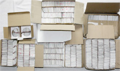 Zusammenstellungen/Lots
Einkaufswagen-Chips. Enorme Sammlung von fast 6000 verschiedenen deutschen Chips. Geordnet von A - Z nach Ausgabestellen wie ...