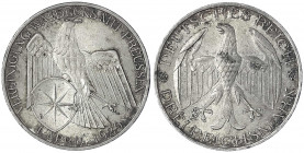 Gedenkmünzen
3 Reichsmark Waldeck
1929 A. vorzüglich/Stempelglanz, schöne Patina. Jaeger 337.