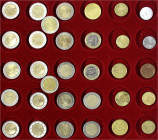 Lots allgemein
32 div. Verprägungen und Besonderheiten zu Euro/Cent-Münzen ab 2002. Frankreich 1 und 2 Euro, Slowakei, Portugal, 4 X Deutschland. Ang...